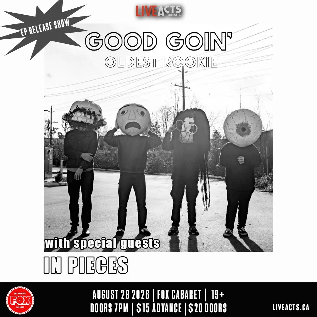 Show poster for Good Goin' EP Release Show at The Fox Cabaret