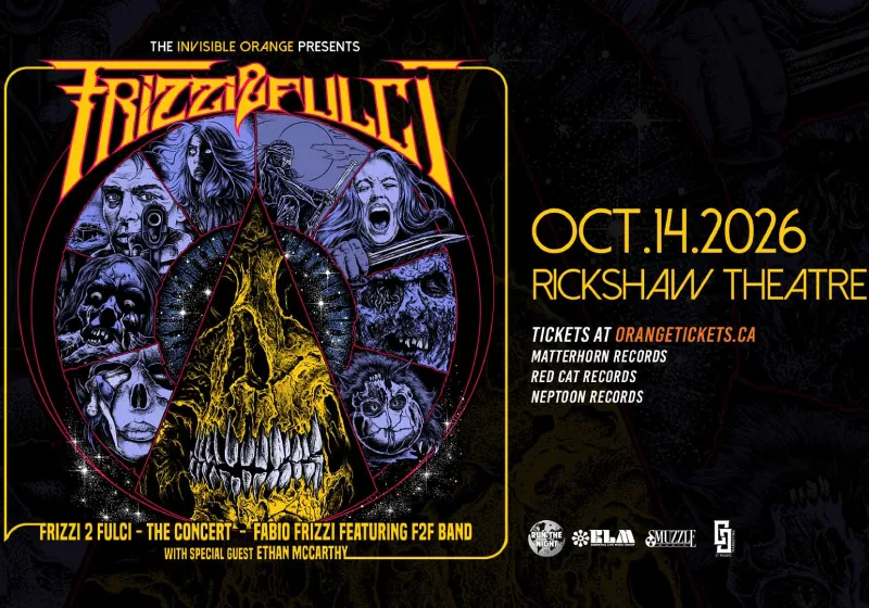 Show poster for FABIO FRIZZI performing the FRIZZI2FULCI concert at Rickshaw Theatre