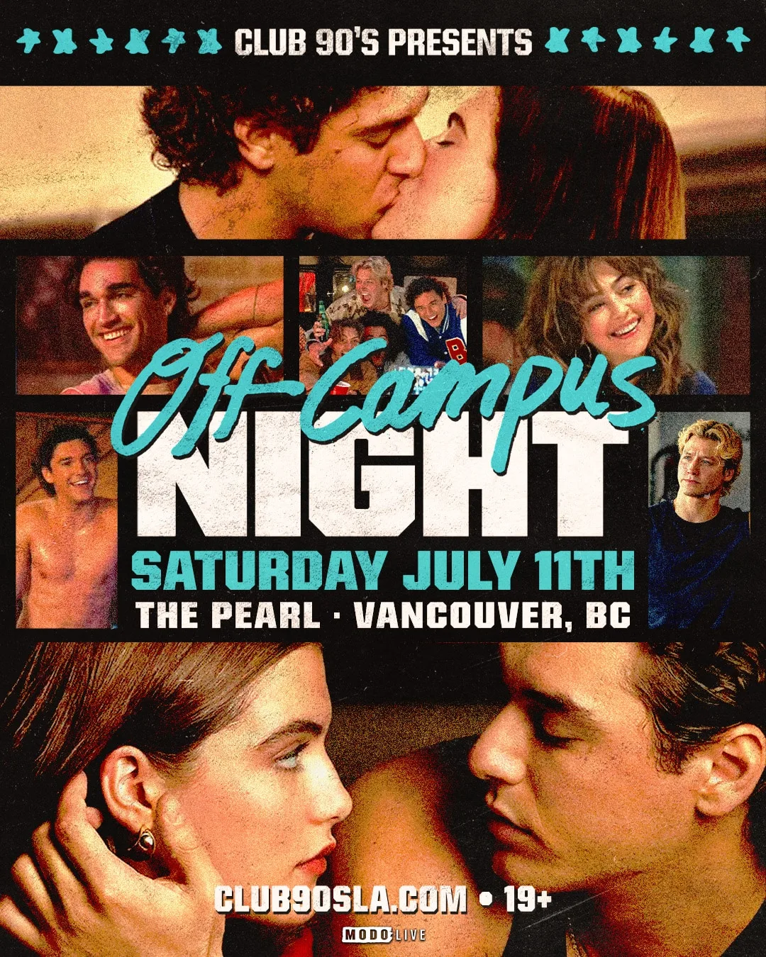 Show poster for OFF CAMPUS NIGHT at The Pearl