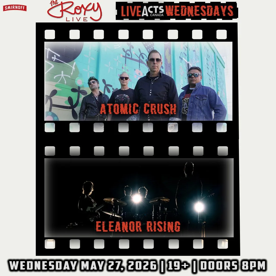 Show poster for ATOMIC CRUSH at The Roxy Cabaret