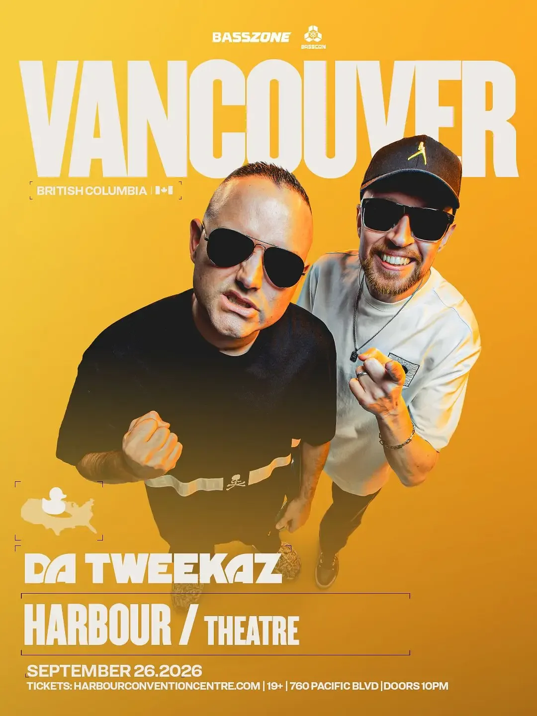 Show poster for Da Tweekaz at Harbour Event Centre
