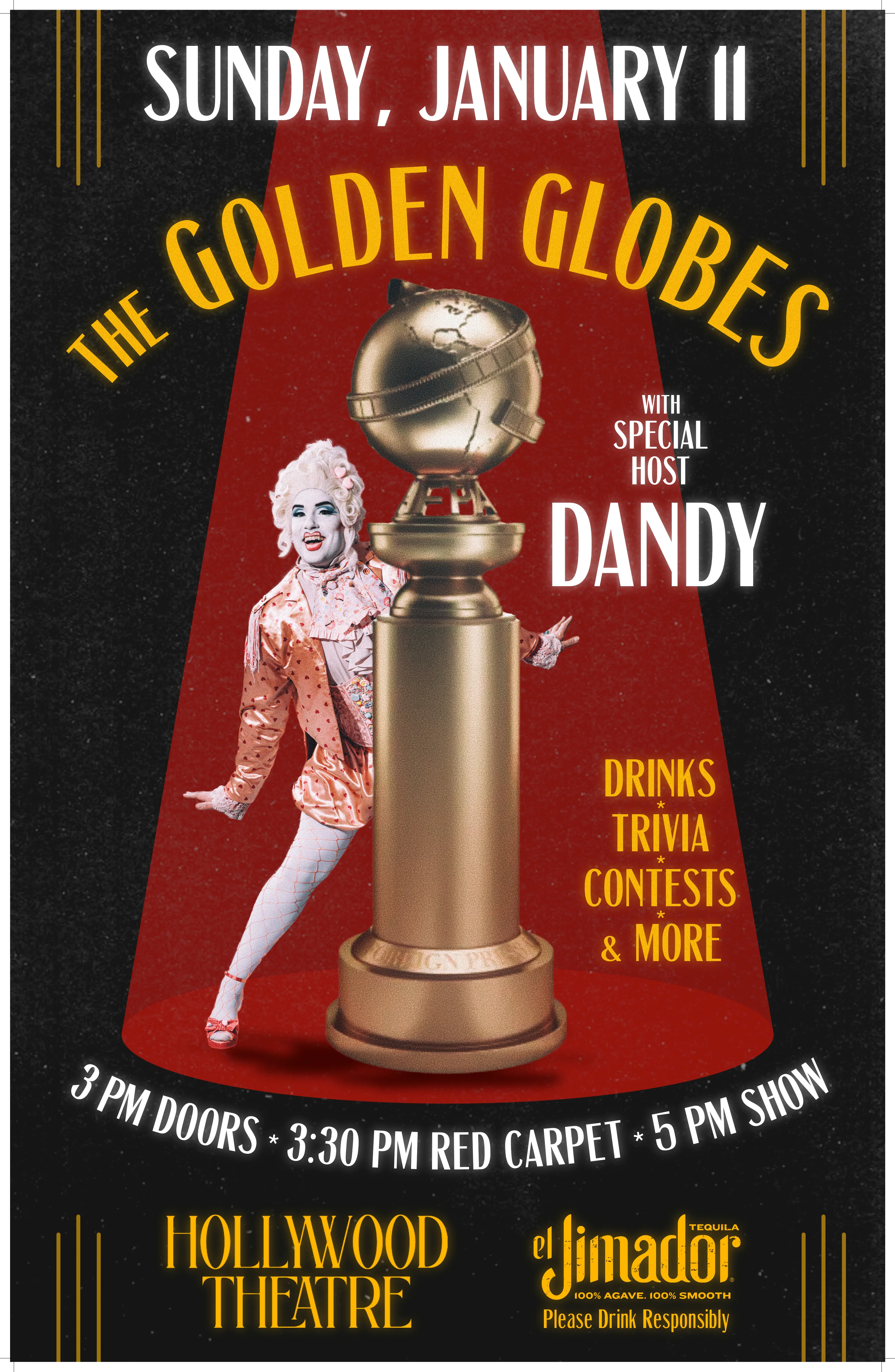 poster for The Golden Globes, by Koby Cobb-Vialet