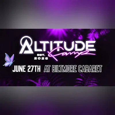 Show poster for Altitude Camp Official Pre Party at Biltmore Cabaret