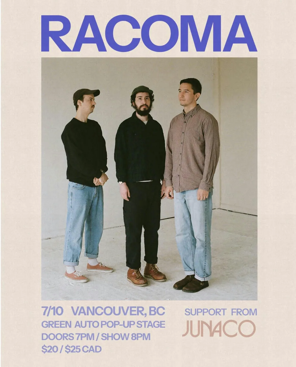 Show poster for Racoma, Junaco at Green Auto