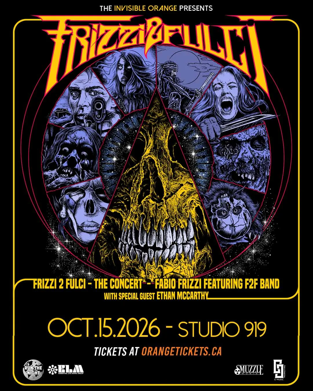 Show poster for FABIO FRIZZI performing the FRIZZI2FULCI concert (supported ... at Studio 919