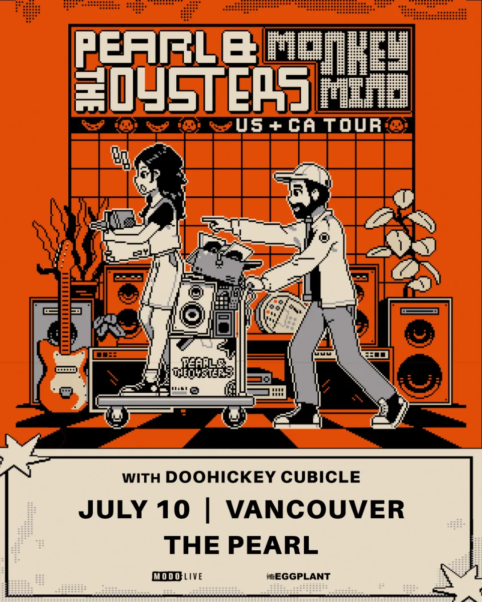 Show poster for PEARL & THE OYSTERS at The Pearl