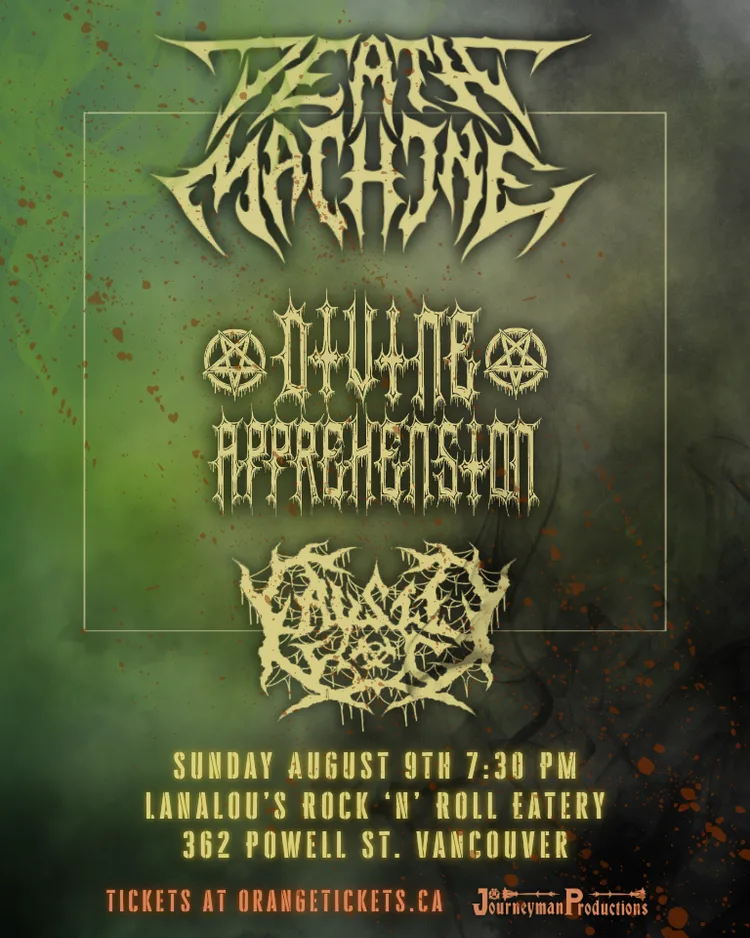 Show poster for DEATH MACHINE at LANALOUS