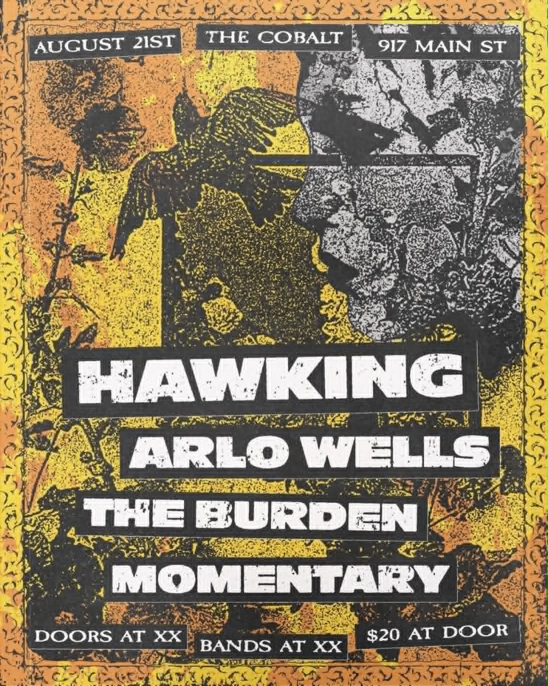 Show poster for Hawking at The Cobalt