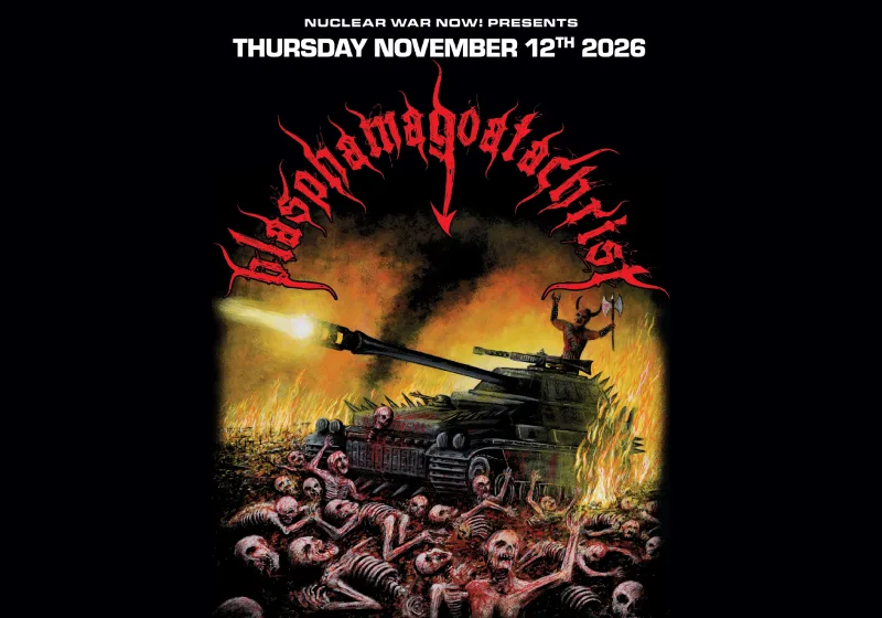 Show poster for Blasphamagoatachrist at Rickshaw Theatre