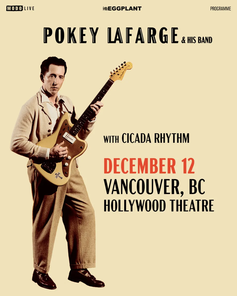 Show poster for Pokey LaFarge at Hollywood Theatre