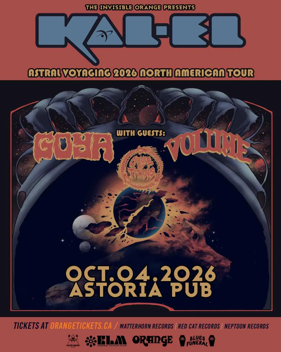 Show poster for KAL-EL at Astoria Pub