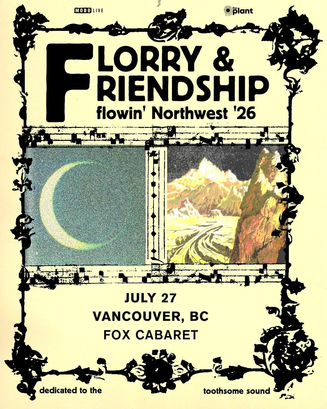 Show poster for Florry & Friendship at The Fox Cabaret